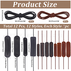 12 set di 4 misure di custodia protettiva in pelle per notebook&nbsp;FIND-CP0003-75