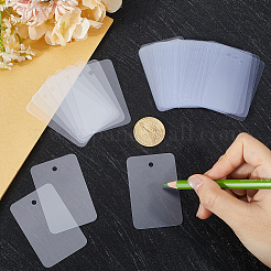 100 Blatt PVC-Kunststoff-Preisschilder&nbsp;DIY-SP0006-75B