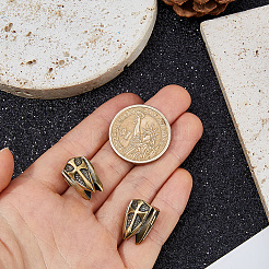2 perlina europea in ottone&nbsp;KK-DC0005-18AG
