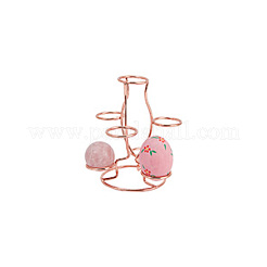 Железные подставки для пасхальных яиц с 7 слотом ODIS-WH0058-21A-RG