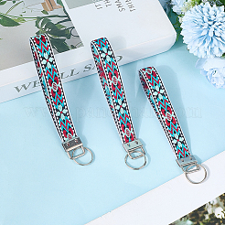 Брелок из железа с полиэстеровой окантовкой KEYC-WH20054-011A