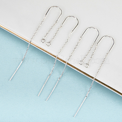 2 пара сережек-гвоздиков из стерлингового серебра STER-BBC0007-08