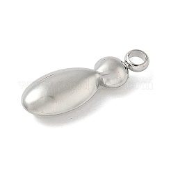 Pendentifs initiaux en acier inoxydable 304&nbsp;STAS-S186-12I-P