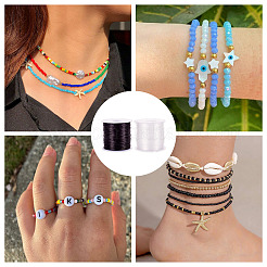 2 рулон эластичной кристаллической нити 2 цветов&nbsp;EW-TA0001-07B