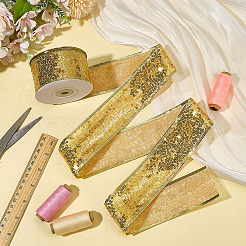 Рождественская тема 10 ярд полиэстеровая лента OCOR-WH0070-238B