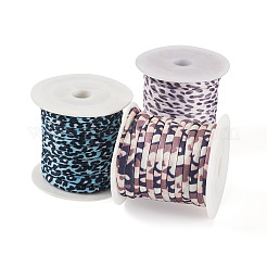 2 рулон 2-х цветный плоский эластичный шнур из полиэстера&nbsp;EC-TA0001-05