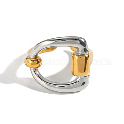 Bagues de manchette ouvertes en acier inoxydable 304 pour femmes&nbsp;QS2426-1