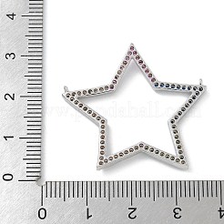 Латунное покрытие стойки микро паве кубический цирконий соединительные подвески&nbsp;KK-G515-42P-02