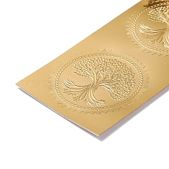 Autocollants en relief auto-adhésifs en feuille d'or&nbsp;DIY-XCP0002-15A