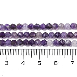 Природный аметист нитей бисера&nbsp;X-G-A252-A03-01