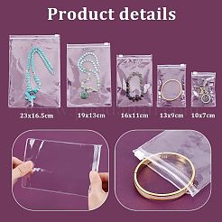 50 шт. 5 шт. ПВХ-пакеты с застежкой-молнией&nbsp;ABAG-WR0001-10