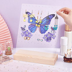 Прозрачные акриловые серьги&nbsp;NDIS-WH0015-01D