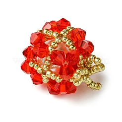 Рождественские бусины бисерные подвески PALLOY-MZ00299-01