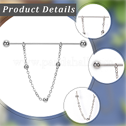 2 шт. 2-х цветные латунные подвесные броши-цепочки FIND-GF0006-86