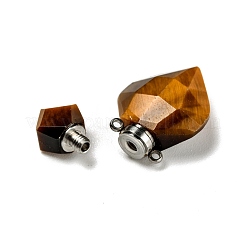 Натуральные подвески для флаконов с тигровым глазом G-D058-11P-05