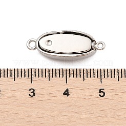 Messingmikropavé mit klaren Zirkonia-Kastenverschlüssen&nbsp;LS-KK-C075-20P