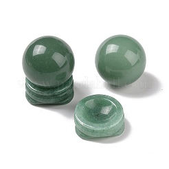 Природные зеленые украшения дисплей авантюрин&nbsp;DJEW-G032-02E