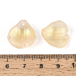 Подвески из прозрачного стекла с лепестками&nbsp;GLAA-T030-05D