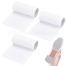 Autocollants de semelle antidérapants tpr (caoutchouc thermoplastique), rectangle, blanc, 500x100x0.8mm
