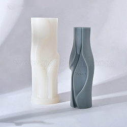 Абстрактная форма вазы, силиконовые Молды для свечей своими руками, для изготовления ароматических свечей, белые, 5.8x16.8 см