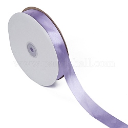 Single Face Solid Color Satin Ribbon, for Bows Crafts, Gifts Party Wedding Decoration, Medium Slate Blue, 1 inch(25~26mm), about 100yards/roll(91.44m/roll)