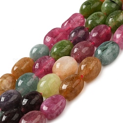 Malaysia naturale perle di giada fili, pepite, tinto e riscaldato, colorato, 8.5~11.5x7~8x6.5~8mm, Foro: 1.5 mm, circa 37~38pcs/filo, 14.76''~15.55'' (37.5~39.5 cm)