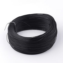 Железные провода, с резиновым покрытием, круглые, чёрные, 18 датчик, 1 мм, около 1148.29 фута (350 м) / рулон
