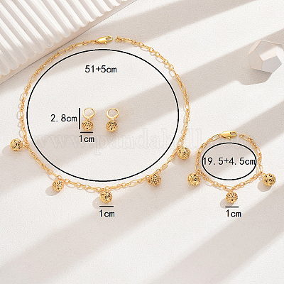 Винтажные латунные полые круглые браслеты GZ9397-1