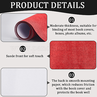 Обложки для книг из искусственной замши DIY-WH0453-95E-1