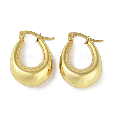 Серьги-гвоздики из нержавеющей стали 304 с ионным покрытием (IP) STAS-I304-23A-G-1