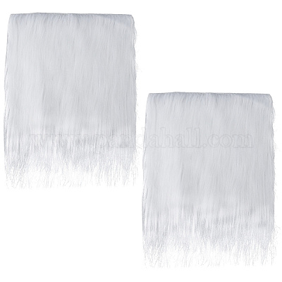 2 шт. искусственный мех квадратной ткани DIY-GF0011-26B-1