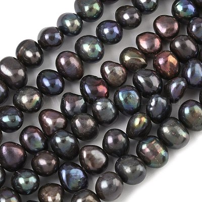 Нити из натурального культивированного пресноводного жемчуга PEAR-P250214-L-1