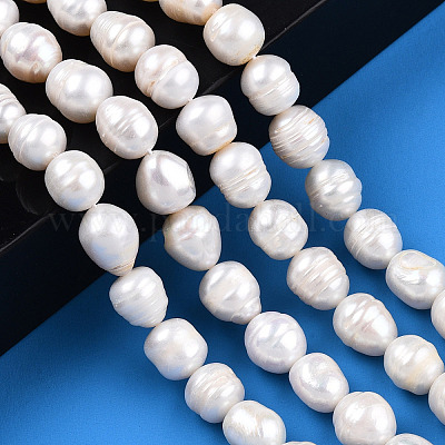 Natural Freshwater Pearl Beads Rice Shape 100% Real Pearls