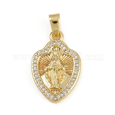 Латунные микро проложить кубического циркония подвески KK-D409-49G-04-1