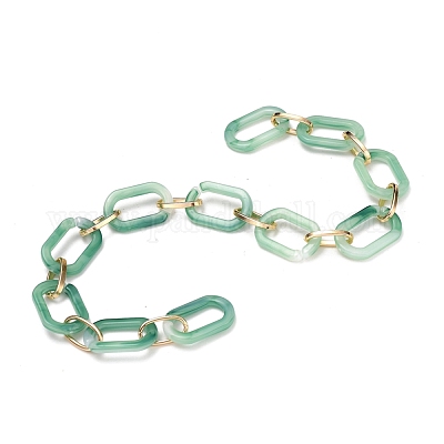 Цепочки из акрила ручной работы X-AJEW-JB00697-02-1