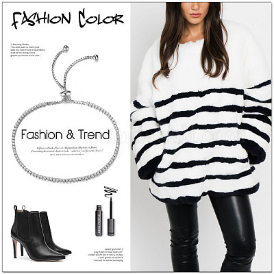 Браслет из стерлингового серебра с родиевым покрытием JB416A-1