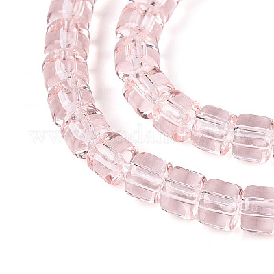 Прозрачные стеклянные бусины GLAA-N065-4x4mm-A03-1