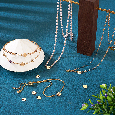 Подвески-соединители из настоящей латуни с покрытием из 14 карата золота KK-TAC0017-04G-04-1