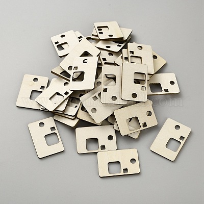 50 шт. доски для намотки деревянной резьбы&nbsp;WOOD-WH20003-06A-1