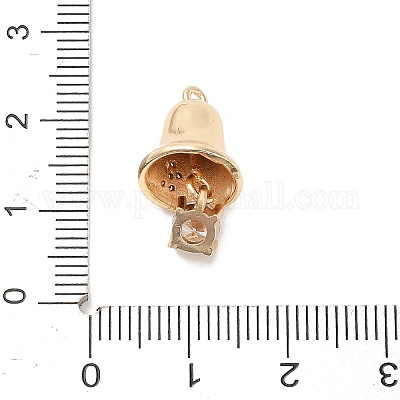 Латунные микро проложить кубического циркония подвески KK-D427-03G-1