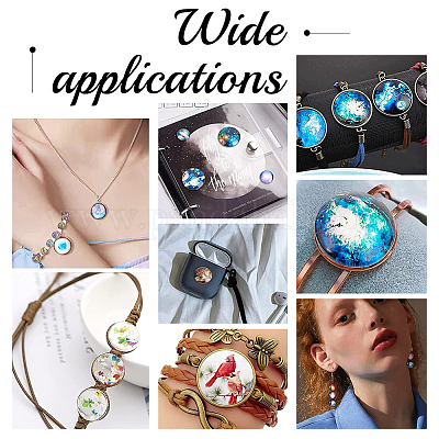 1 пакетик стеклянных кабошонов GGLA-PH0001-41B-1