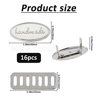 16шт. железные декоративные пряжки&nbsp;IFIN-FH0001-92-1