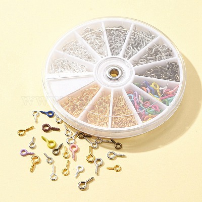 540 шт. 12 стильных железных винта с проушиной IFIN-FS0001-17-1