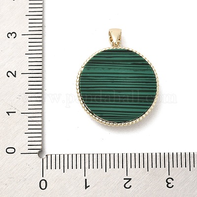 Латунные микропаве прозрачные подвески с фианитом KK-P260-30G-1