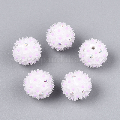 Стразы из полимерной глины ручной работы с цветком ромашки из смолы CLAY-T022-02F-1