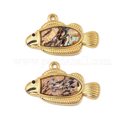 Подвески из натурального моллюска пауа STAS-T068-85G-1