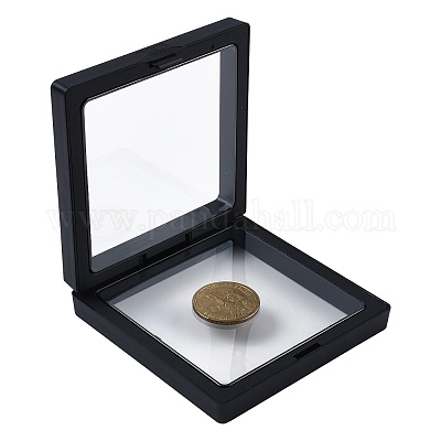 5 шт. квадратная прозрачная полиэтиленовая тонкая пленка подвесная коробка для ювелирных изделий&nbsp;CON-FS0001-19D-1