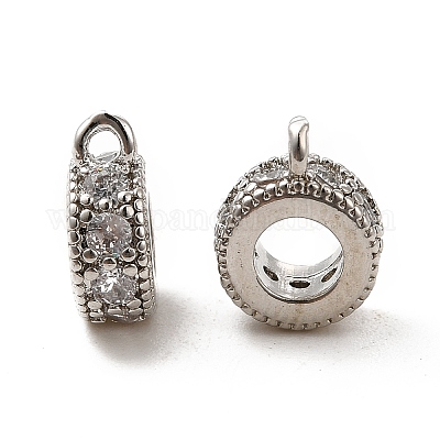 Стеллажное покрытие латунь микро паве кубический цирконий трубчатые поручни KK-E081-08P-1