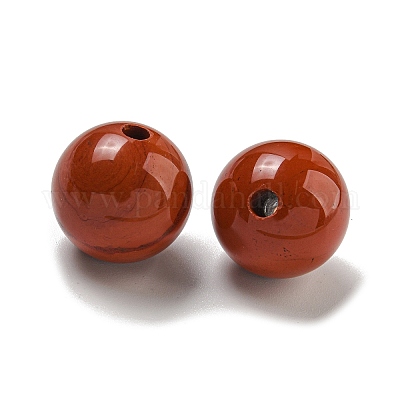 Натуральный красный бисер яшма G-G147-01P-1