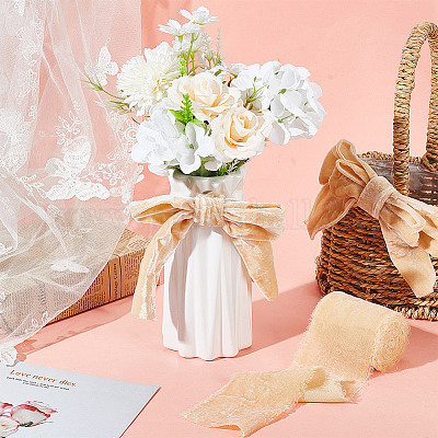 5 ярд полиэфирной потертой ленты OCOR-WH0082-226B-04-1